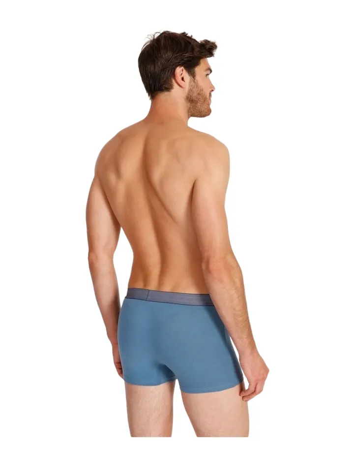 6 x Mens Jockey Comfort Classics Trunks Underwear Blue Pack