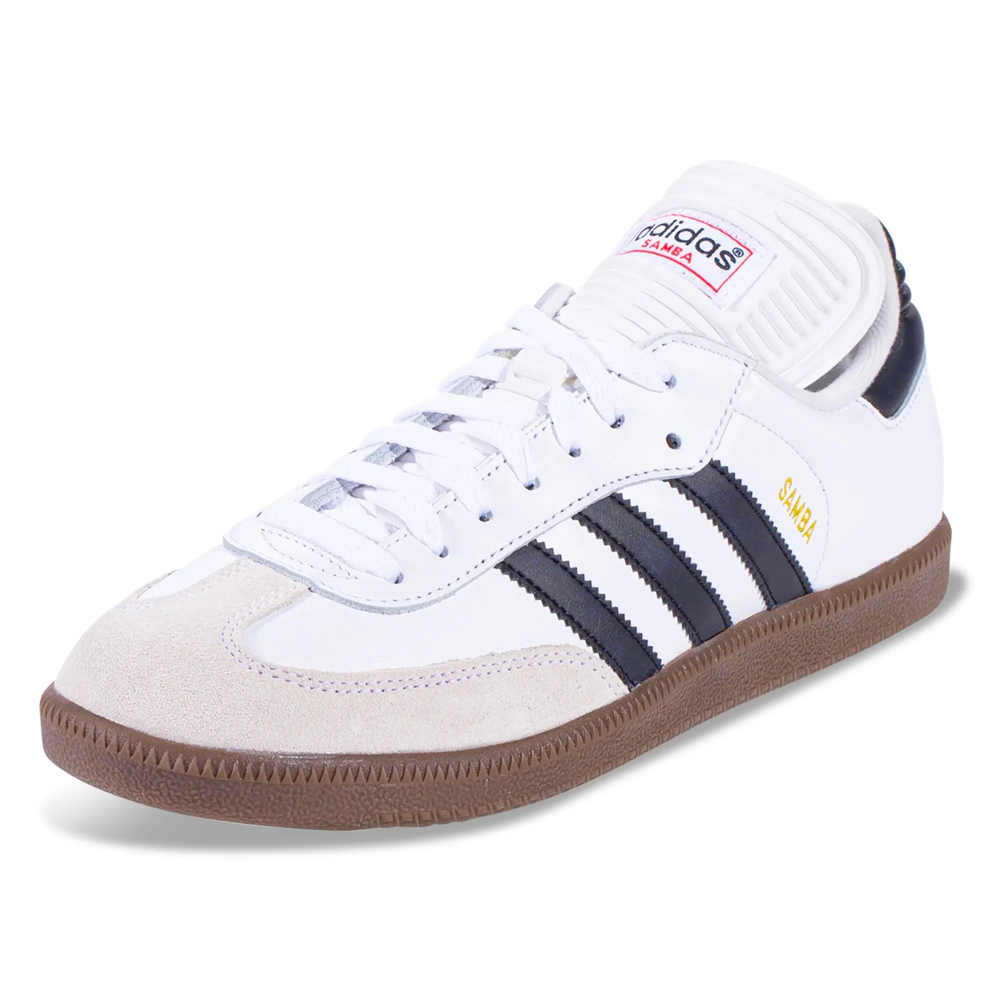 adidas Samba Soccer Shoes (White/Black/Red)