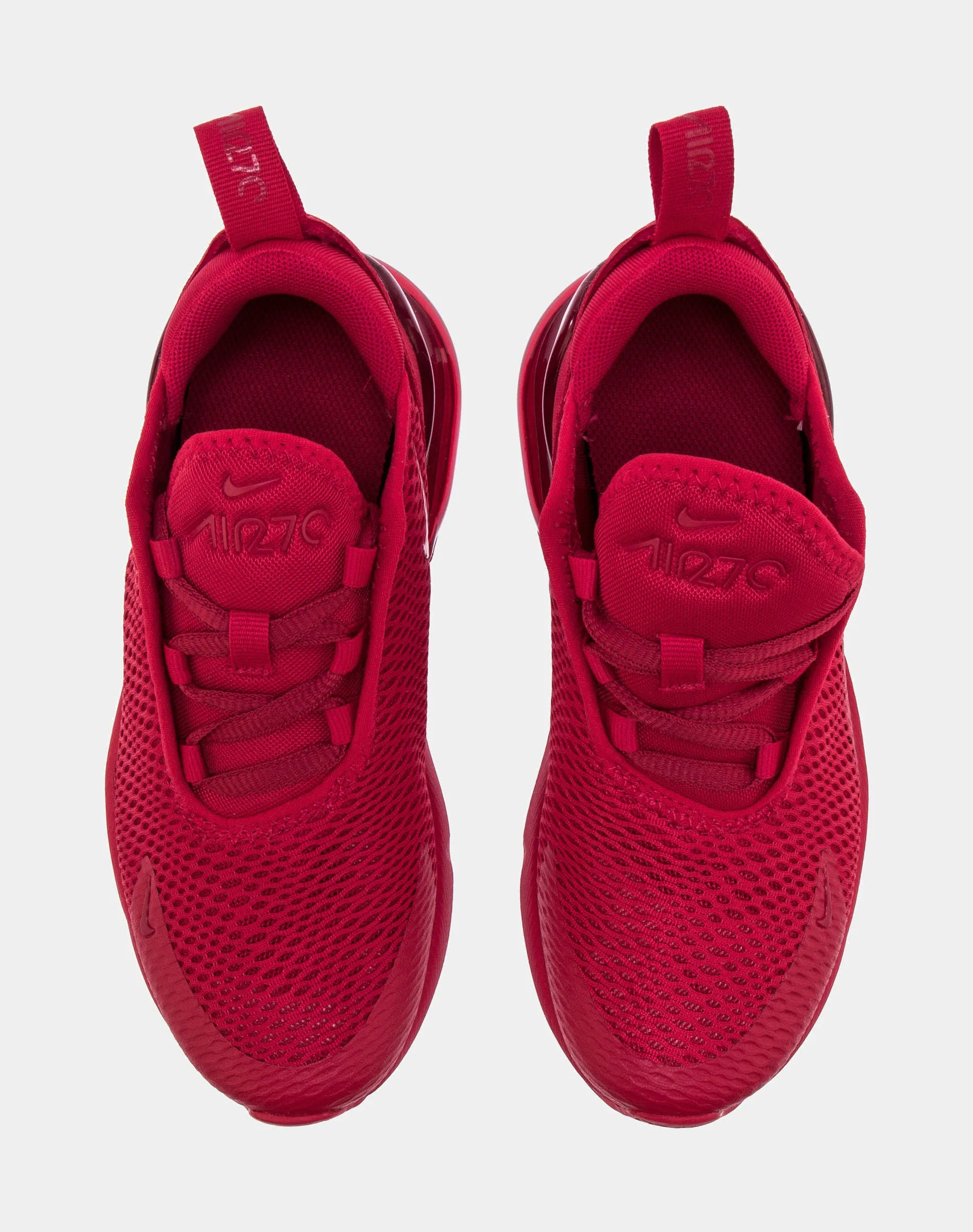 Air Max 270 Preschool Running Shoe (Red)