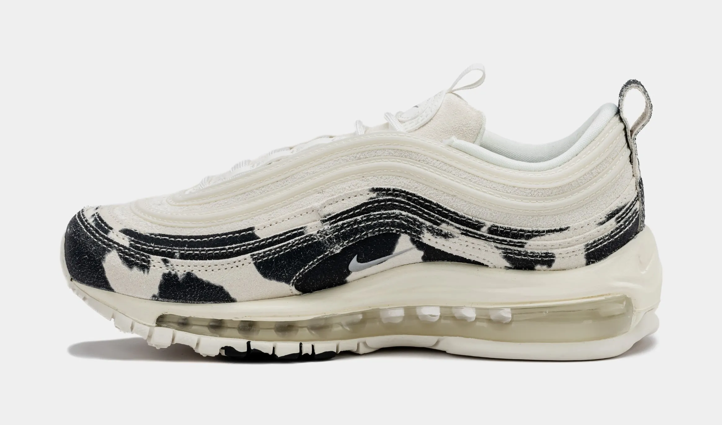 Air Max 97 Cow Print Womens Running Shoes (Beige/Black)