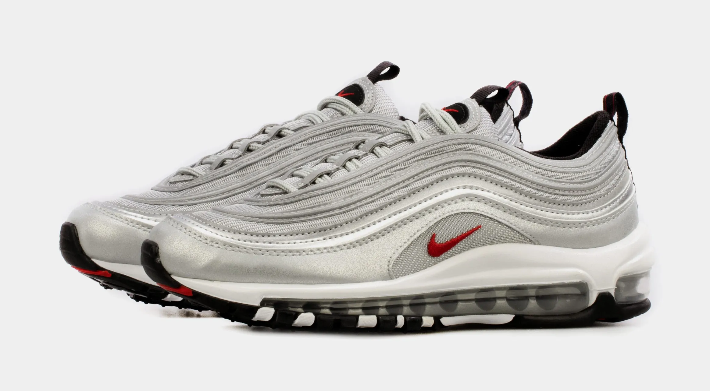 Air Max 97 Silver Bullet Grade School Lifestyle Shoes (Grey)