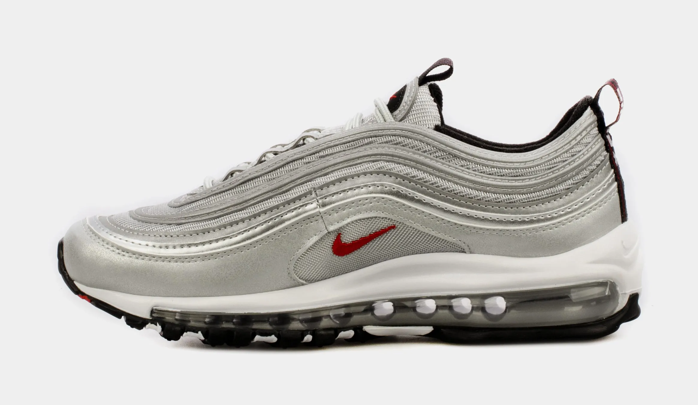 Air Max 97 Silver Bullet Grade School Lifestyle Shoes (Grey)