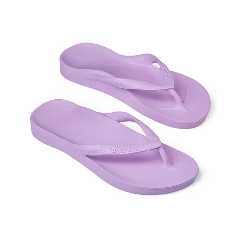 Archies Lilac Arch Support Thongs