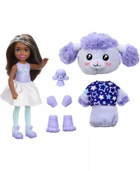 Barbie Cutie Reveal Chelsea Doll with Plush Puppy Costume and Accessories