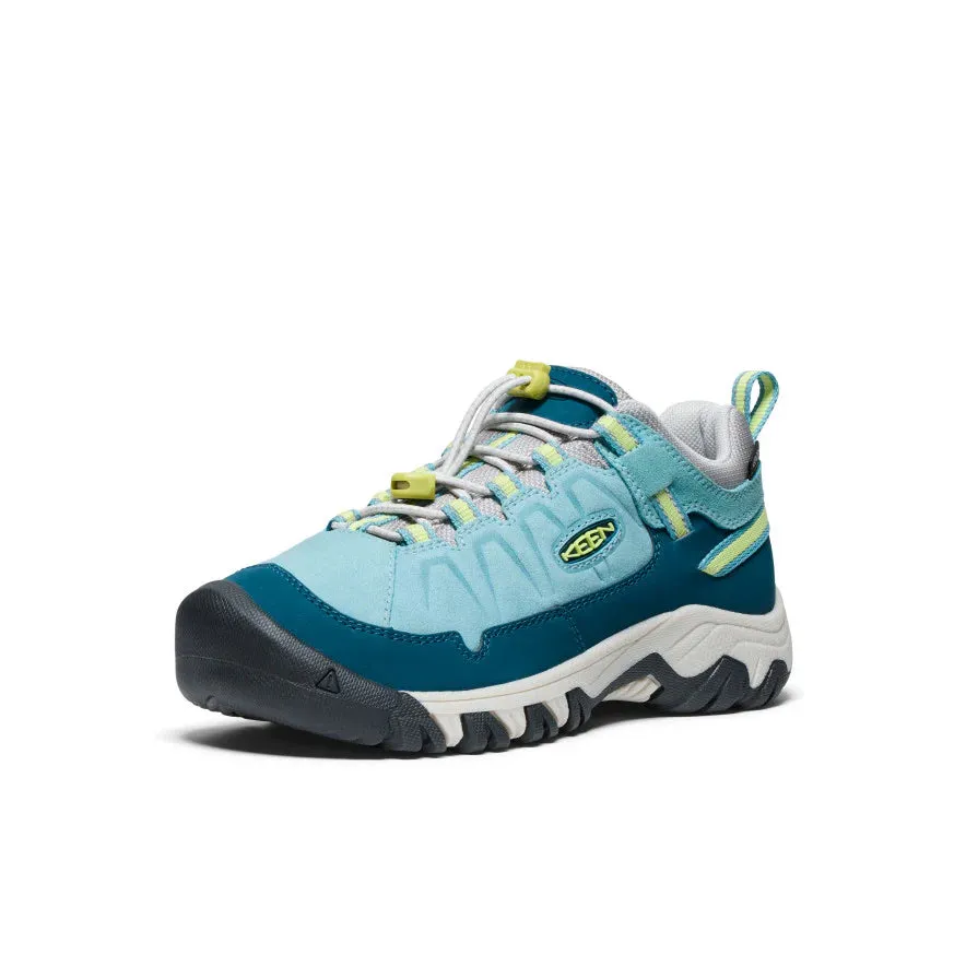 Big Kid's Keen Targhee IV Waterproof Hiking Shoe Color: Reef Waters/Daiquiri Green