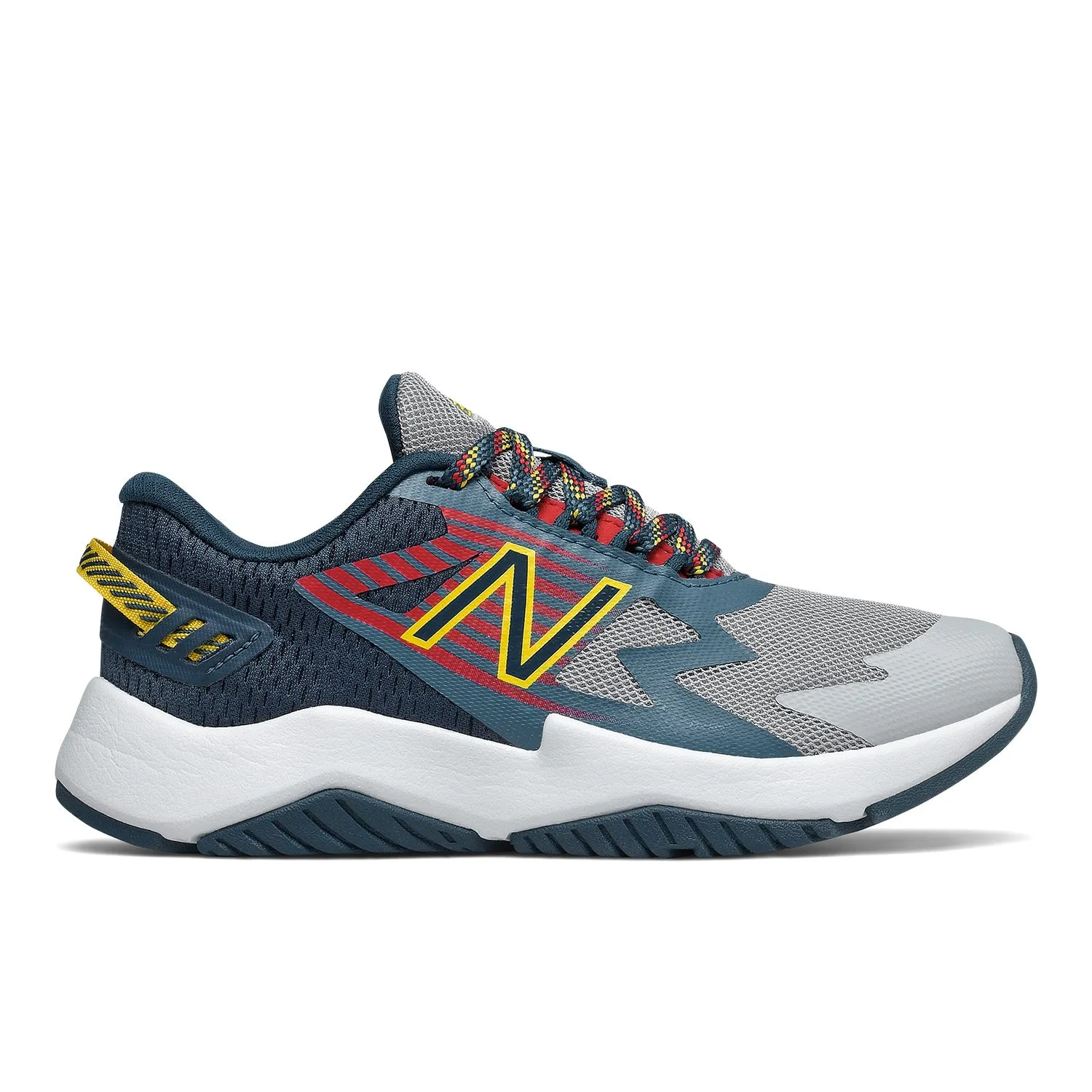 Big Kid's New Balance Rave Run Color: Light Aluminum