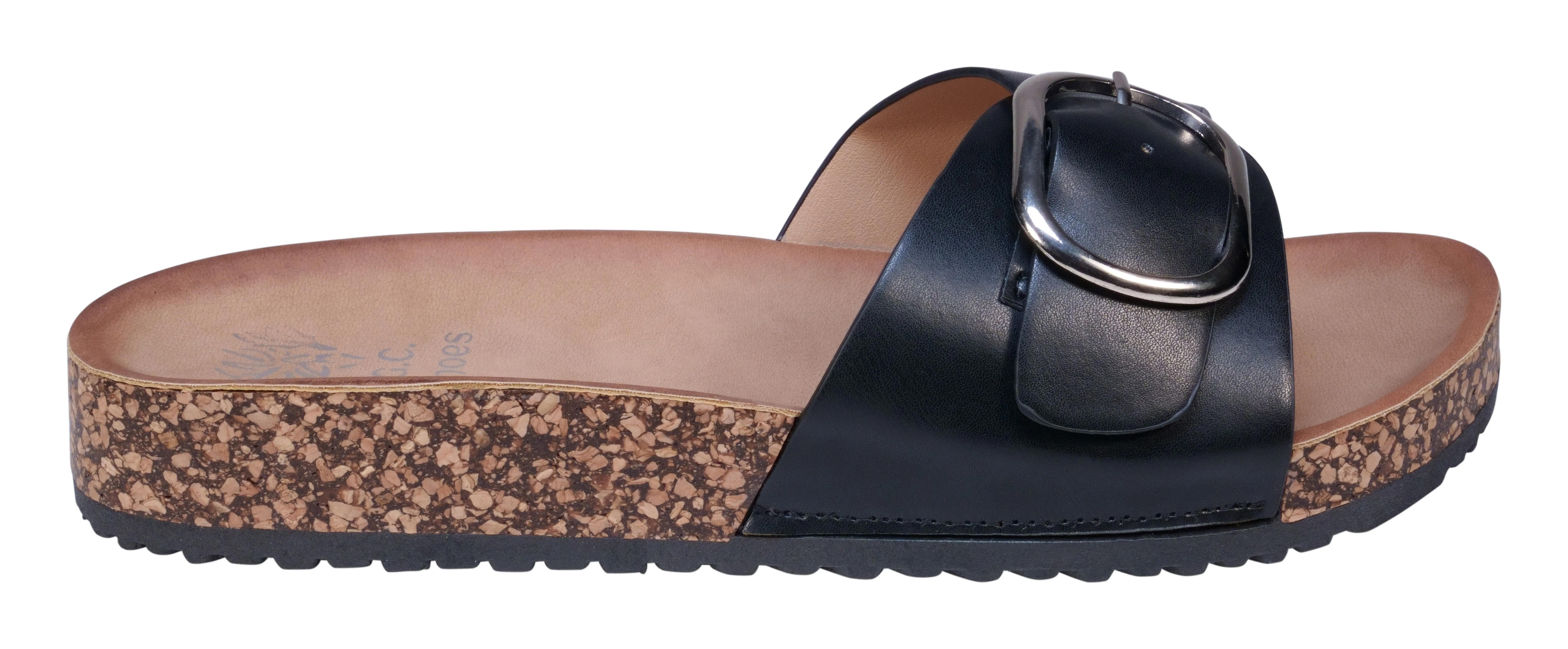 G.C. Shoes Women's Buckle Slides