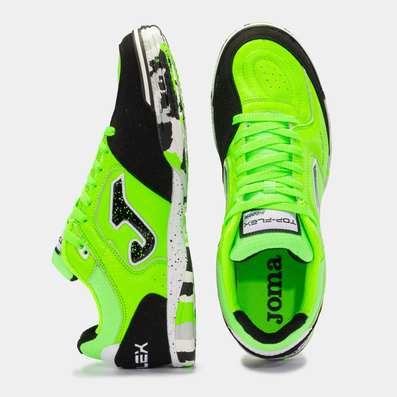 Joma Top Flex Inbdoor Boots- Fluro Green