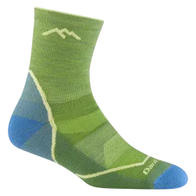 Kids Darn Tough Light Hiker Micro Crew Lightweight Hiking Sock Color: Willow