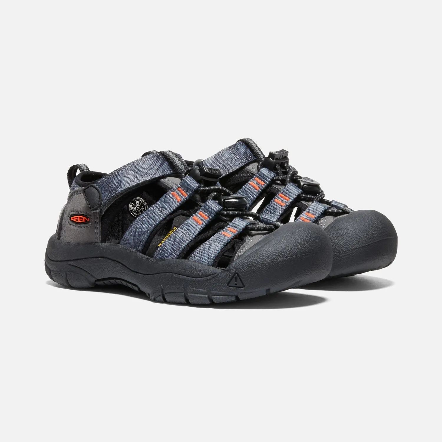 Little Kids Keen Newport H2 Color: Steel Grey/Black