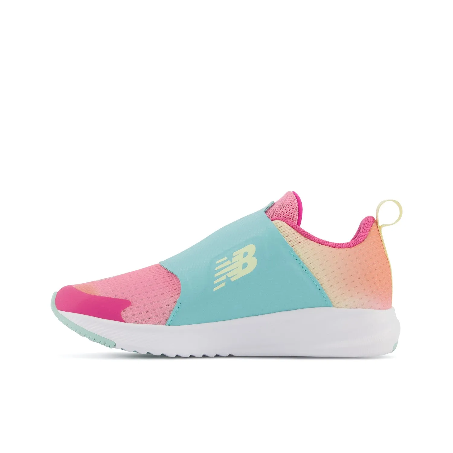 Little Kid's New Balance FuelCore Reveal v3 BOA Color: Hi-Pink with Surf and Peach Glaze (MEDIUM/WIDE WIDTH)