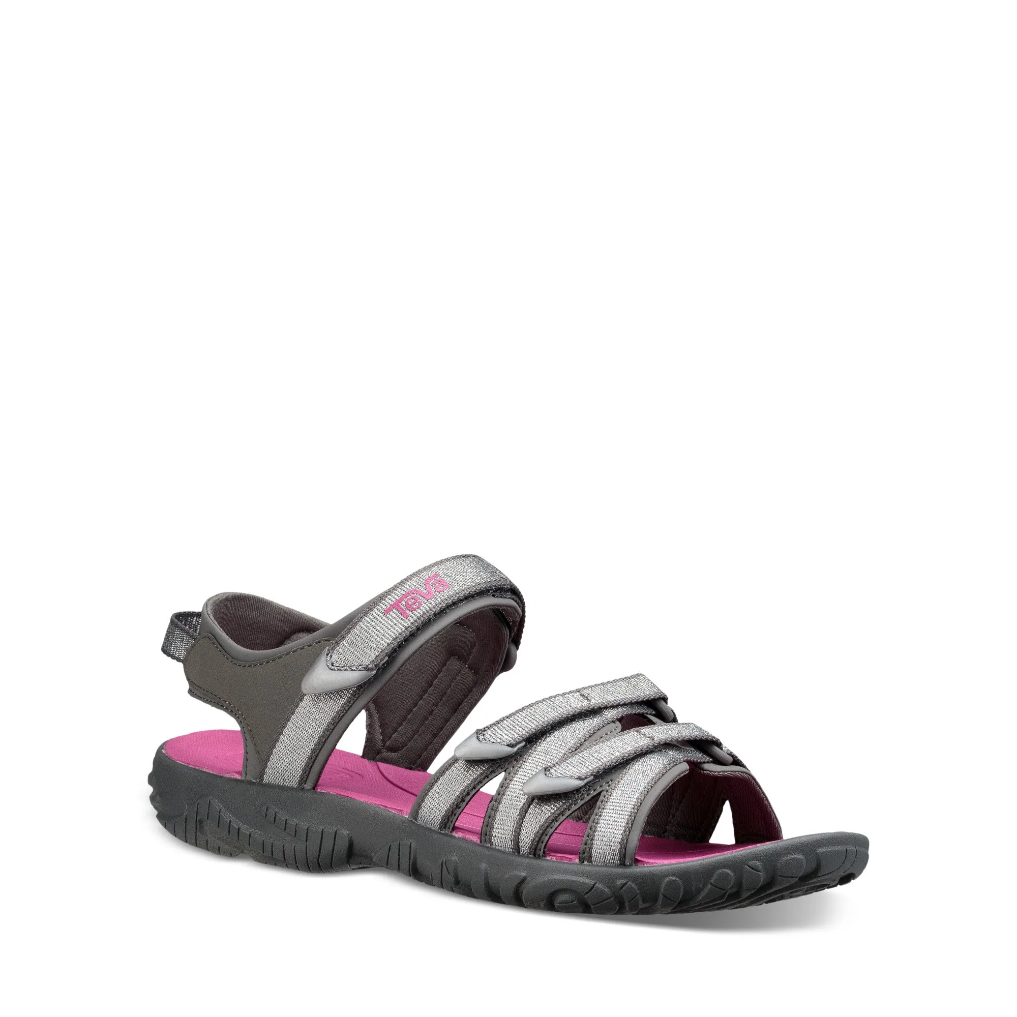 Little Kid's Teva Tirra Color: Silver Magenta