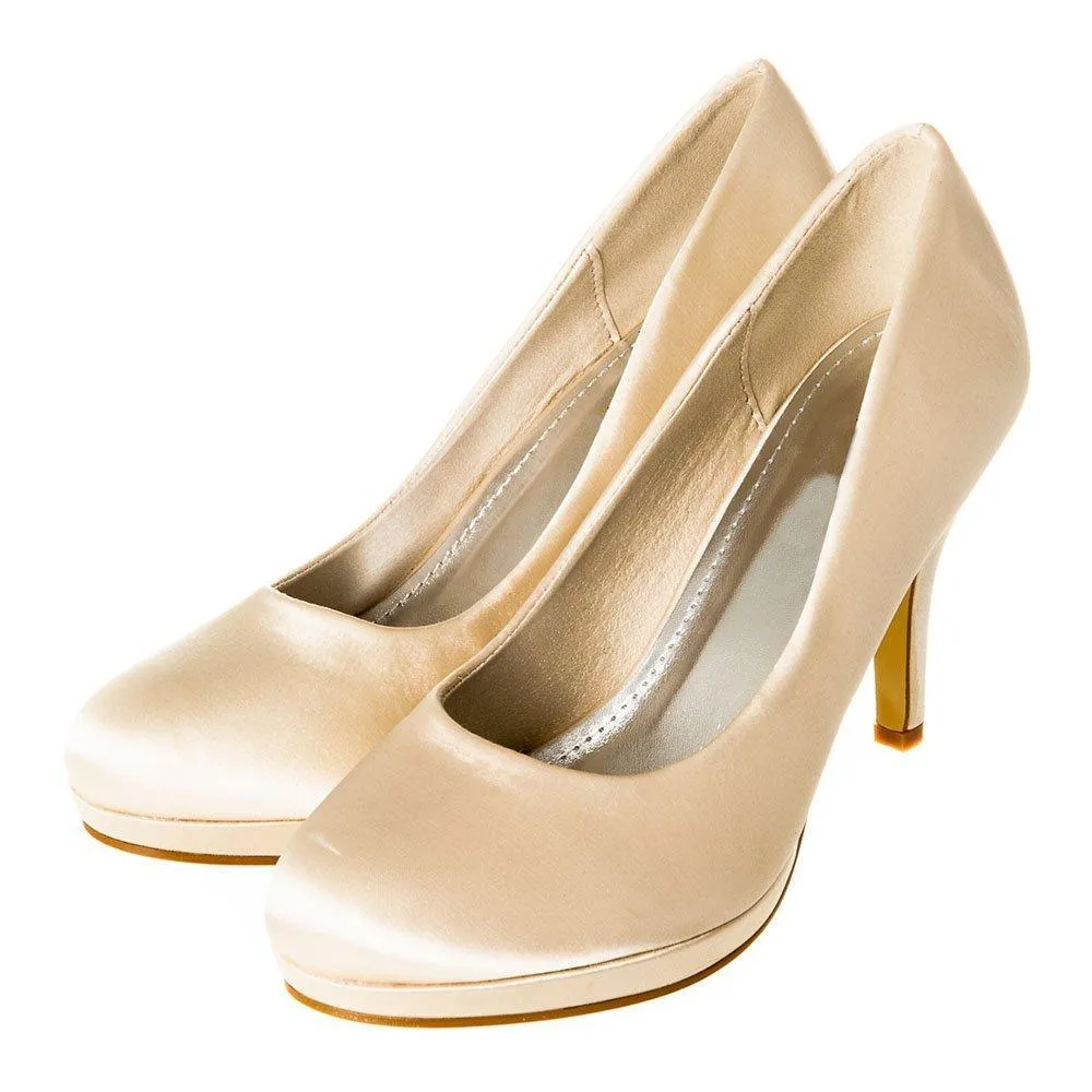 Magnolia High Heel Low Platform Court Shoe