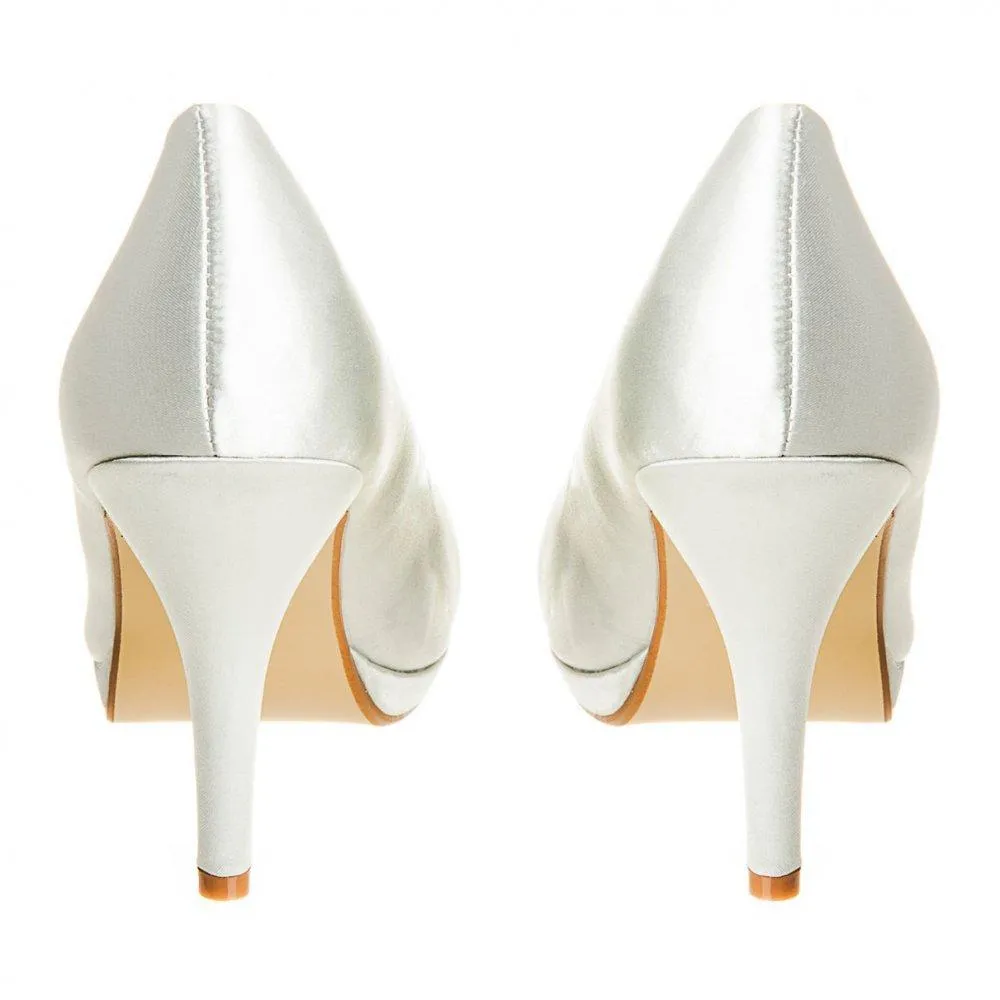 Magnolia High Heel Low Platform Court Shoe