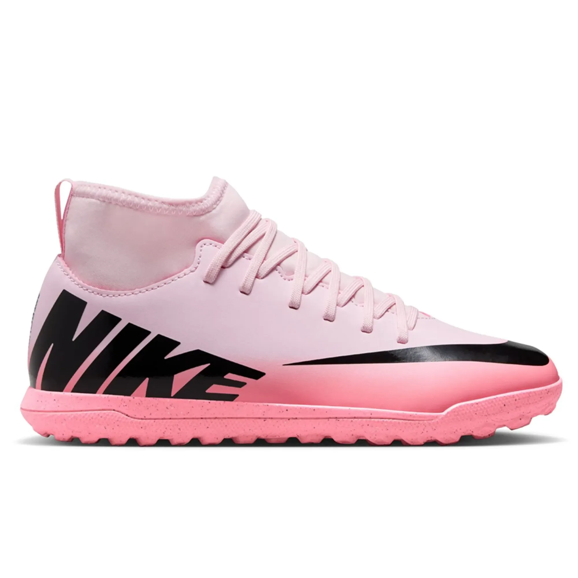 Nike Jr. Superfly 9 Club turf Soccer Shoes (Pink Foam/Black)