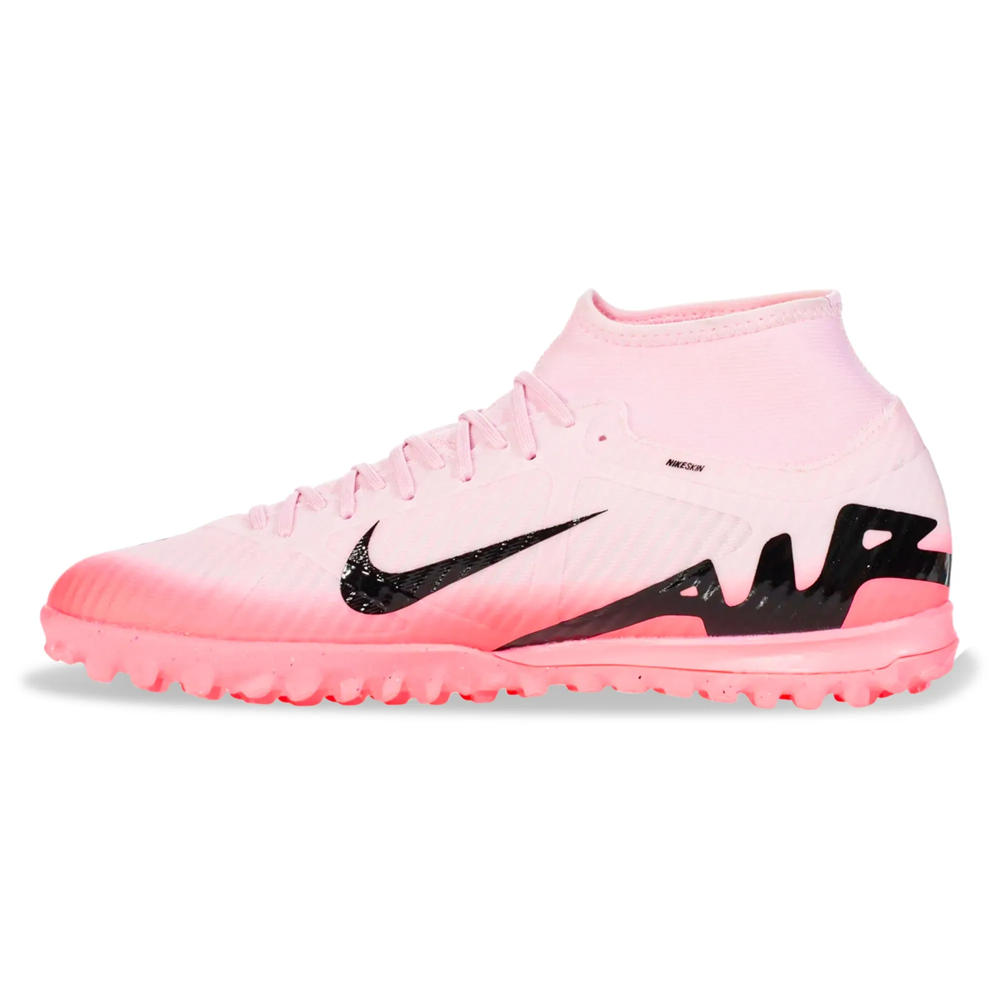 Nike Zoom Superfly 9 Academy Turf Soccer Shoes (Pink Foam/Black)