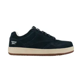 Reebok Mens Navy Suede Classic Skateboard Oxford Soyay Steel Toe