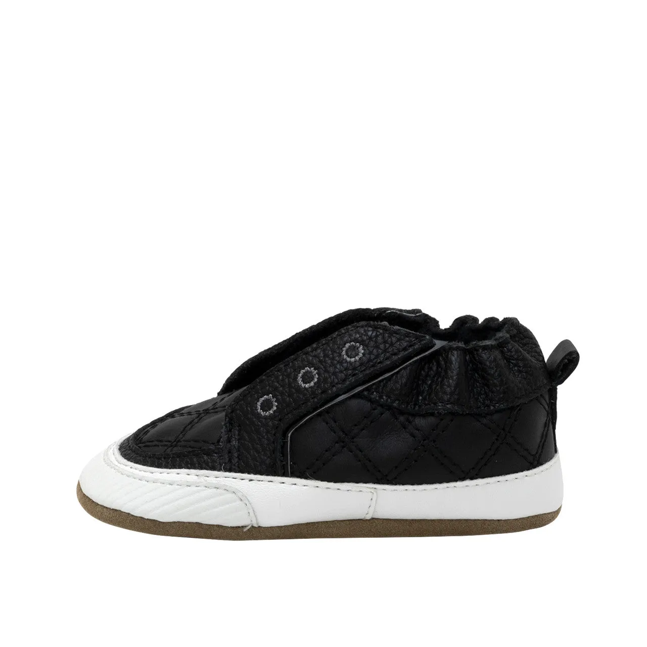 Robeez Stylish Steve Quilted Soft Soles Color: Black