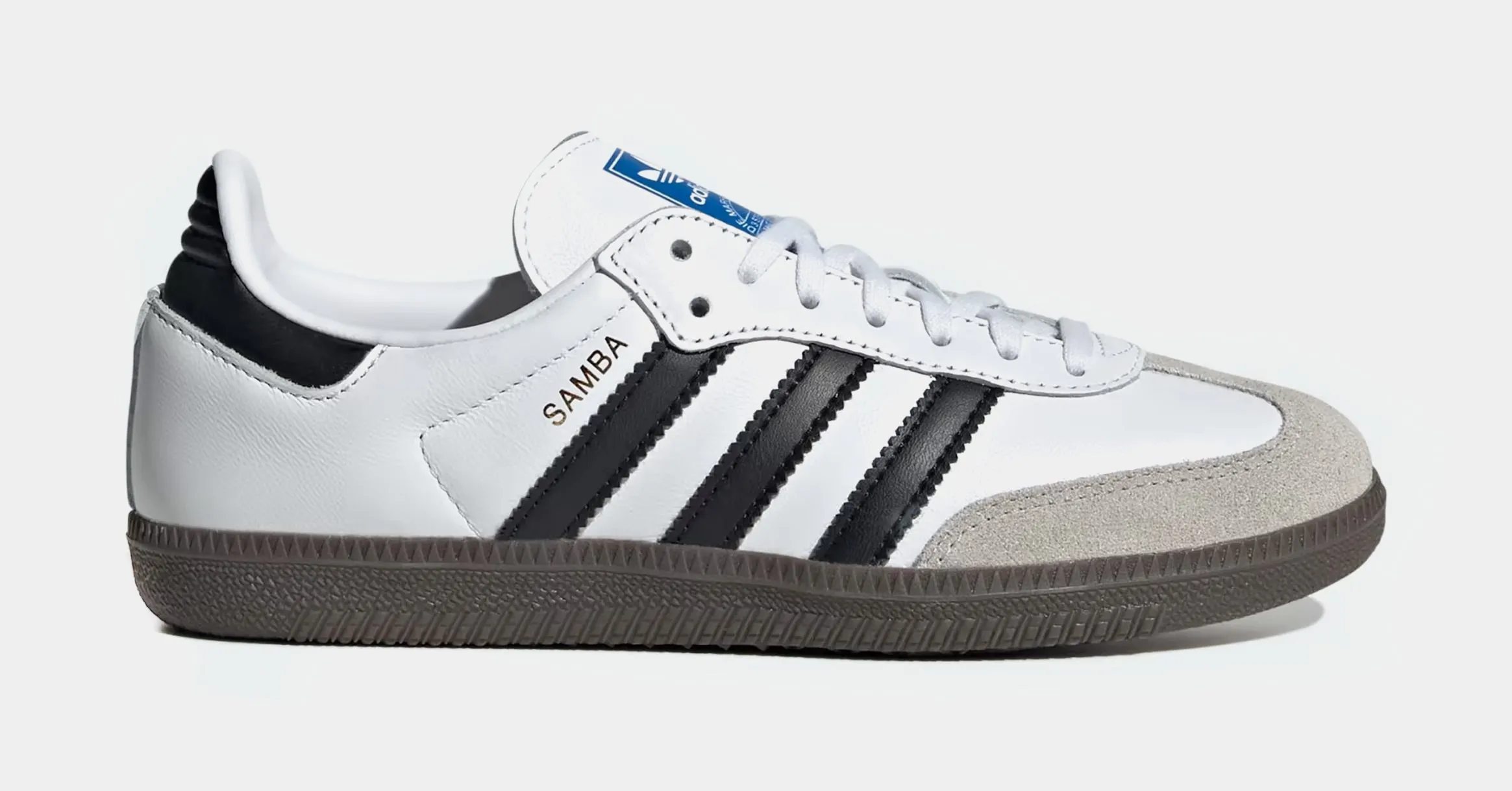 Samba OG White and Black Grade School Lifestyle Shoes (White/Black)