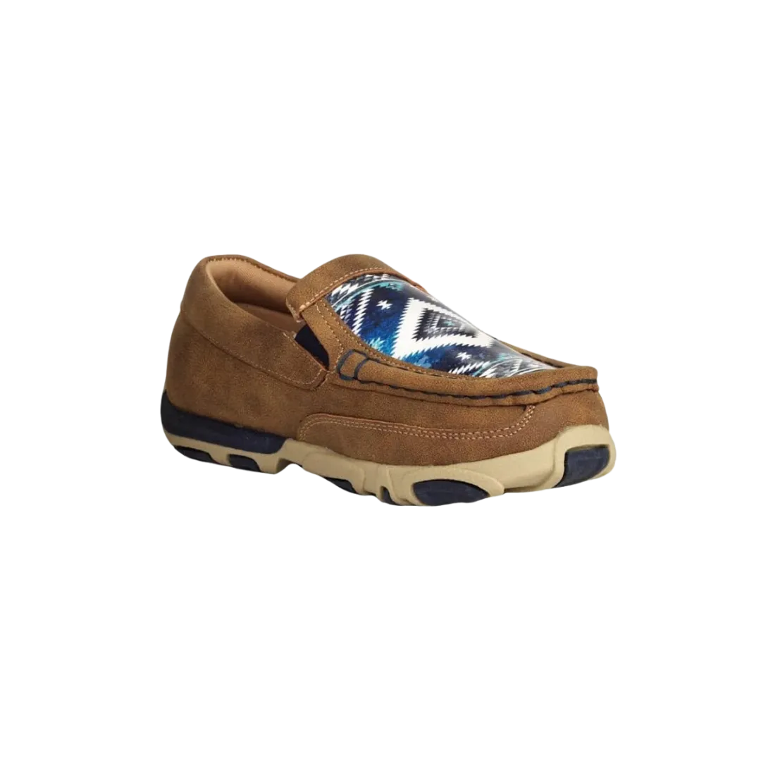 Twister Casual Boys Blakely Moccasin Slip On Tan Shoes