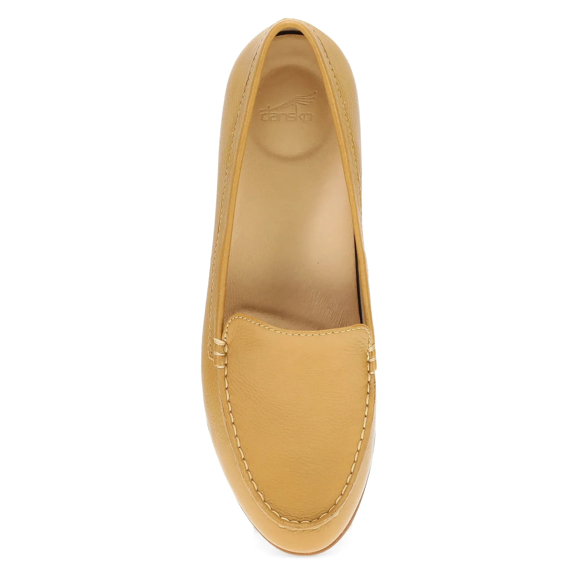 Women's Dansko Lorri Color: Wheat Tumbled Flat