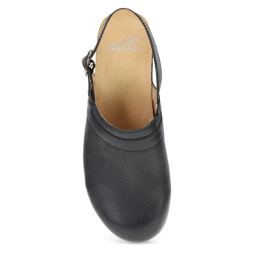 Women's Dansko Tammy Mule Color: Black Milled Burnished