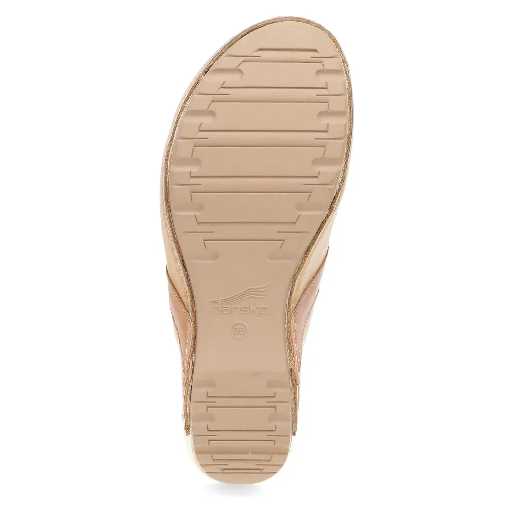 Women's Dansko Tammy Mule Color: Tan Milled Burnished