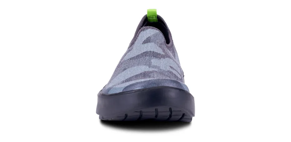 Women's Oofos OOmg eeZee Low Shoe Color: Grey Camo