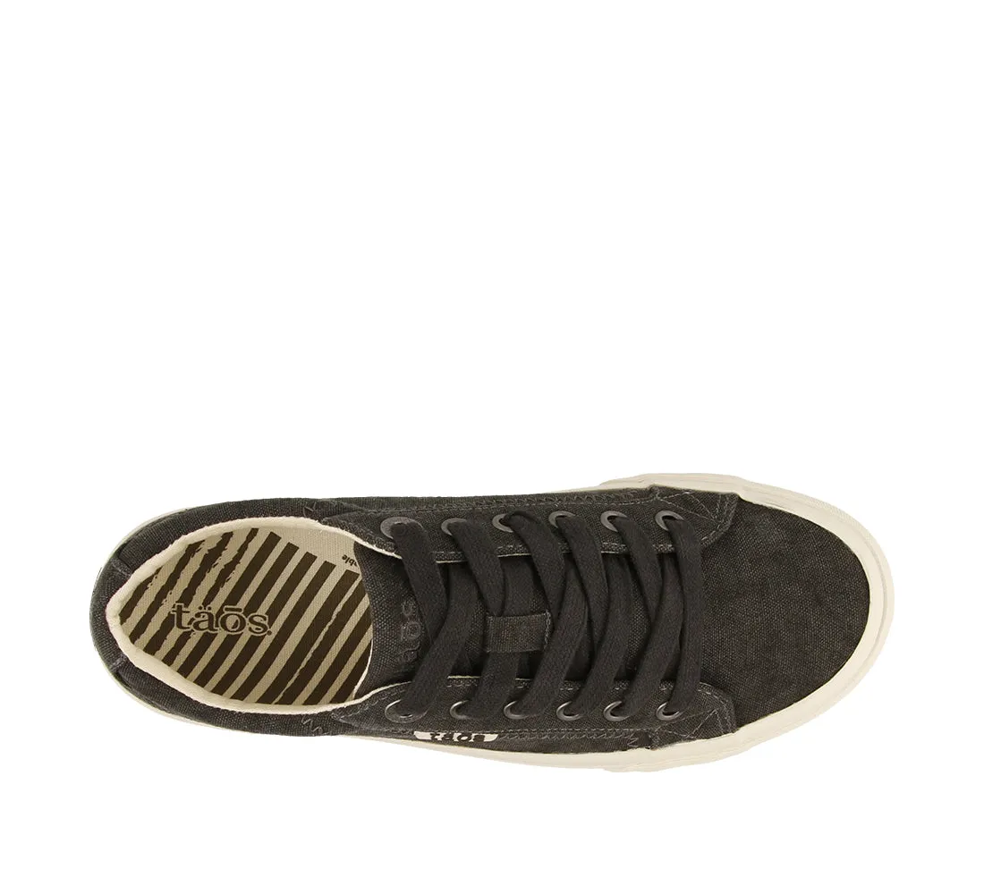 Women's Taos Plim Soul Color: Charcoal Wash Canvas (REGULAR & WIDE WIDTH)